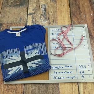 Adidas Licensed Paralympics Team Great Brittan Flag Royal Blue Large Tshirt